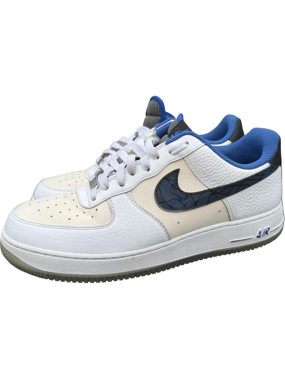 Nike Air Force 1 Low Penny Hardaway White Blue 630932-100 Mens Sneakers